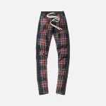 fear of god 5th collection black tartan wool plaid trousers - KITH-SHOP