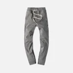 fear of god 5th collection heavy terry everyday sweatpants heather grey - KITH-SHOP