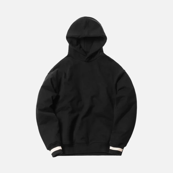 fear of god 5th collection heavyweight terry everyday hoodie black - KITH-SHOP