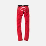 fear of god 5th collection red cream drawstring track pants - KITH-SHOP