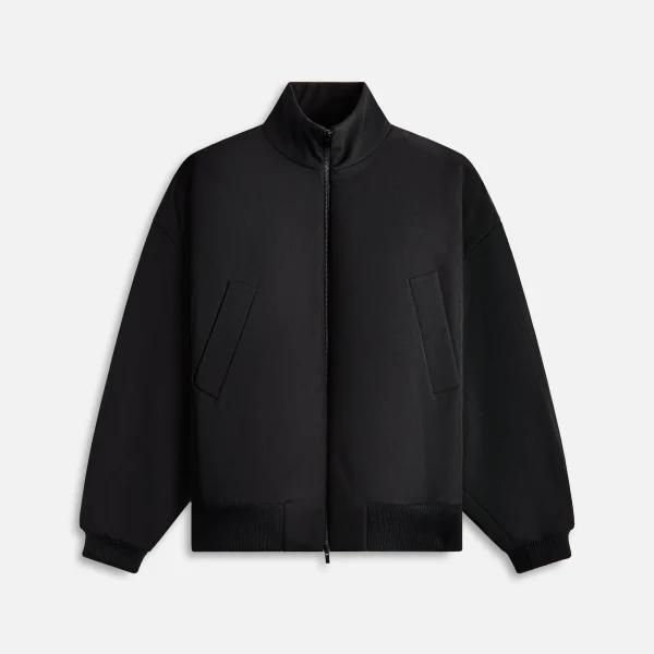 fear of god black high neck bomber jacket - KITH-SHOP