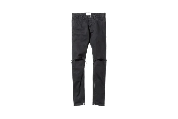 fear of god black selvedge denim jeans - KITH-SHOP