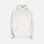 fear of god cozy fleece hoodie warm heather grey - KITH-SHOP