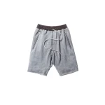 fear of god drop crotch shorts in heather grey - KITH-SHOP