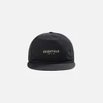 fear of god essentials black rc a frame hat - KITH-SHOP