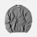 fear of god grey heavy terry crewneck sweatshirt - KITH-SHOP