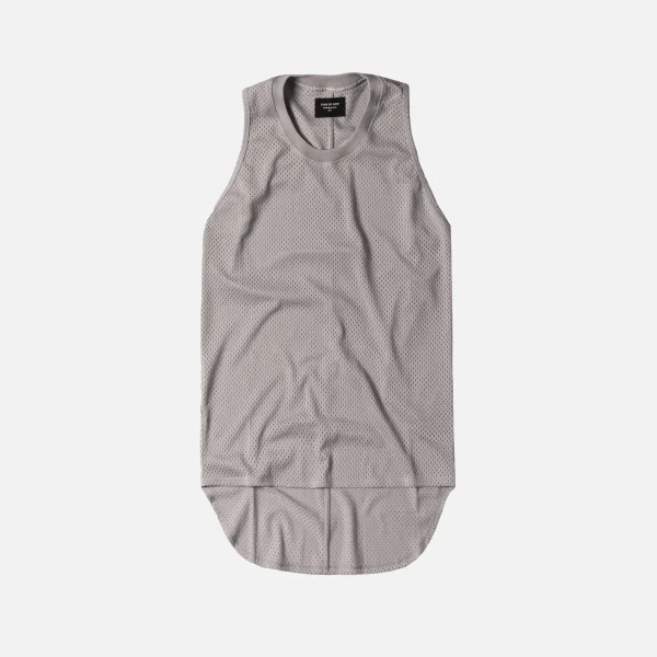 fear of god grey mesh tank top - KITH-SHOP