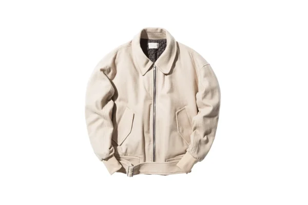 fear of god khaki wool collar bomber jacket - KITH-SHOP