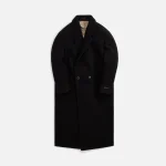 fear of god oversized black overcoat - KITH-SHOP