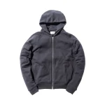 fear of god vintage black full zip hoodie - KITH-SHOP