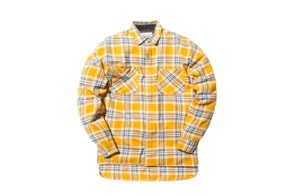 fear of god yellow flannel shirt - KITH-SHOP