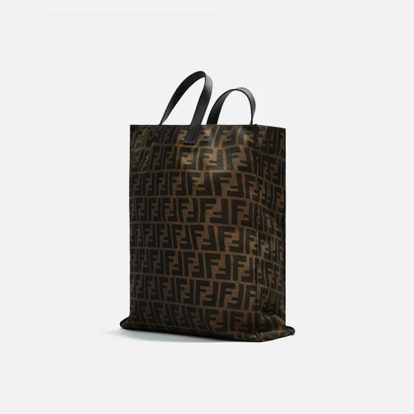 fendi brown zucca tote bag - KITH-SHOP