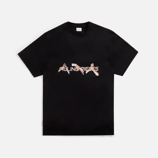 filling pieces black handshake graphic tee - KITH-SHOP