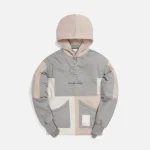 filling pieces grey patchwork graphic hoodie - KITH-SHOP