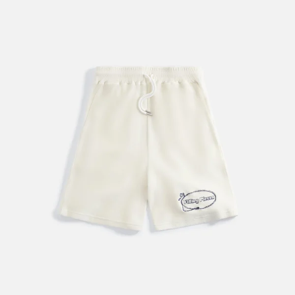 filling pieces off white terry cloth shorts - KITH-SHOP