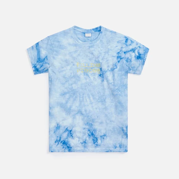 filling pieces tie dye studio tee blue multi color - KITH-SHOP