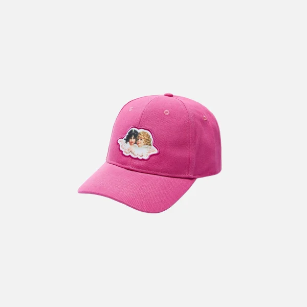 fiorucci angels logo magenta baseball cap - KITH-SHOP