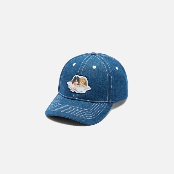 fiorucci denim angel embroidered cap - KITH-SHOP