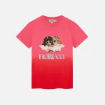 fiorucci ombre angel sunglasses graphic tee red pink - KITH-SHOP