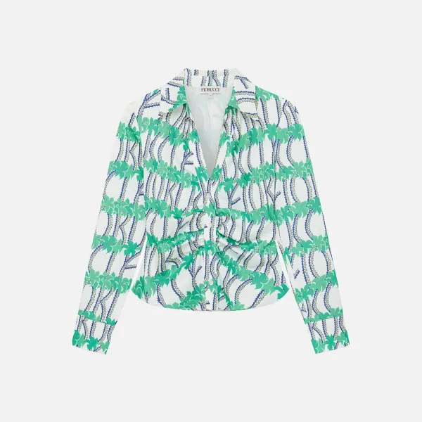 fiorucci palm tie dye shirt multicolor - KITH-SHOP