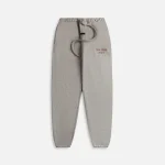 fleece sweatpants dark heather cozy essentials - KITH-SHOP