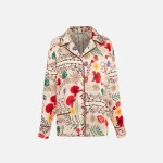 floral print nico pajama shirt by siedres multicolor - KITH-SHOP