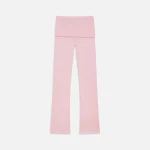 frankies bikinis aimee cozy cloud knit pants in soft pink - KITH-SHOP