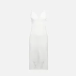 frankies bikinis benetar terry dress in white - KITH-SHOP