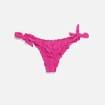 frankies bikinis colby bottom in vibrant magenta - KITH-SHOP