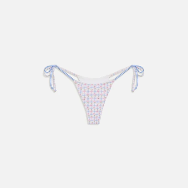 frankies bikinis divine rose picnic ruffle bottom - KITH-SHOP