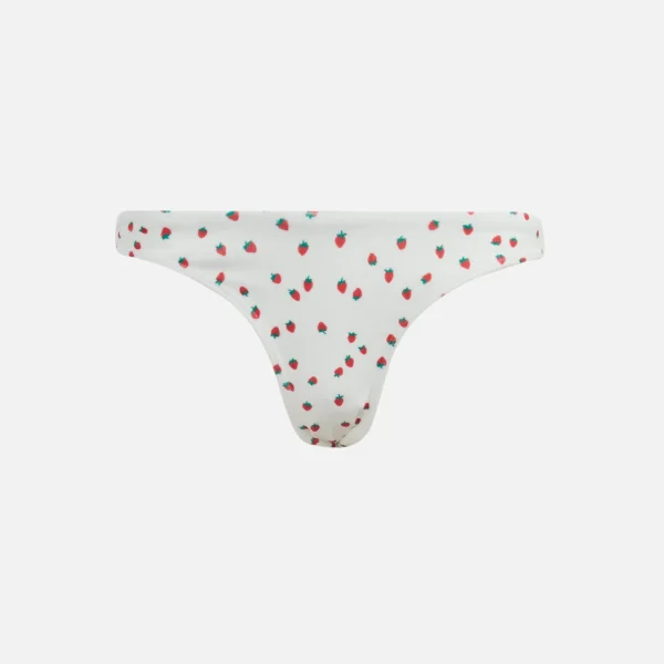 frankies bikinis katarina terry bottom in strawberry cream - KITH-SHOP