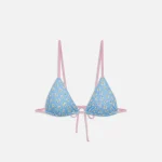 frankies bikinis lumia top in blue hawaii - KITH-SHOP