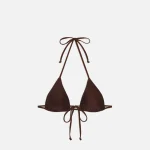 frankies bikinis satin nick top in cinnamon - KITH-SHOP