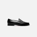 g h bass larson weejun black leather loafers - KITH-SHOP