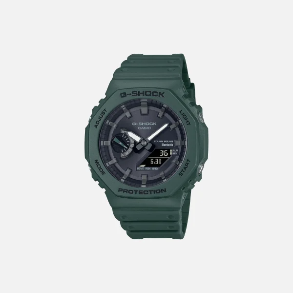 g shock gab2100 3a green dial sports watch - KITH-SHOP