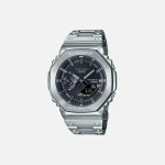 g shock gm2100 1a stainless steel watch silver finish - KITH-SHOP