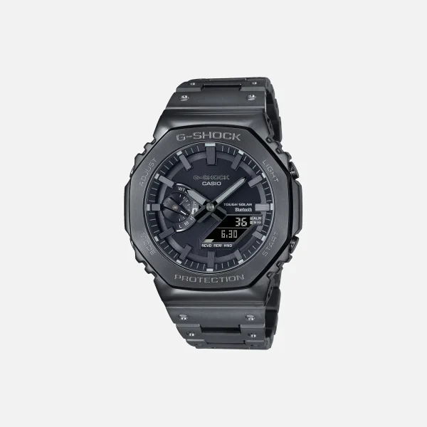 g shock gmb2100bd 1a sleek black analog digital watch - KITH-SHOP