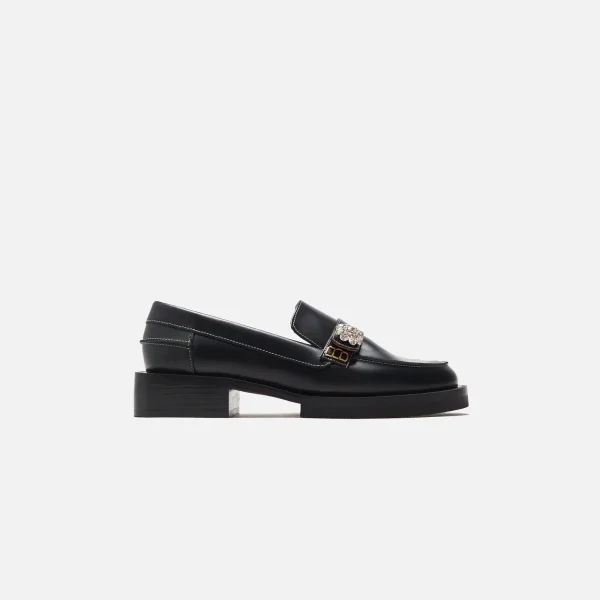 ganni black jewel loafer - KITH-SHOP