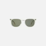 garrett leight bentley 51 bio glass sunglasses bio green lens - KITH-SHOP