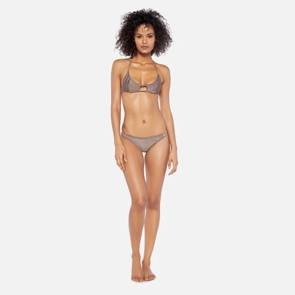 gcds brown bikini stylish swimwear for women - KITH-SHOP