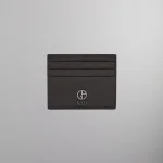 giorgio armani black leather card holder by kith - KITH-SHOP