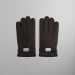 giorgio armani black leather gloves by kith - KITH-SHOP