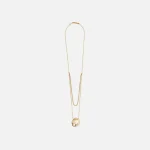 gold ambush misfit stone ring necklace - KITH-SHOP