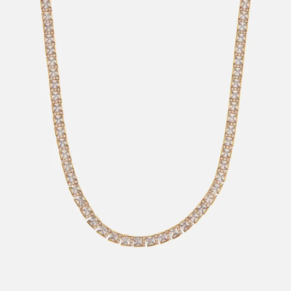 gold crystal haze icon chain - KITH-SHOP