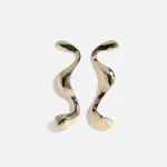 gold faris viva earrings - KITH-SHOP