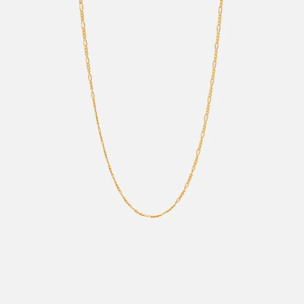 gold figaro chain necklace by tom wood - KITH-SHOP