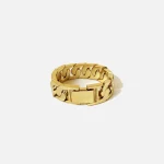 gold xl numbering link bracelet - KITH-SHOP