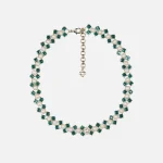 green crystal pearl necklace by casablanca - KITH-SHOP