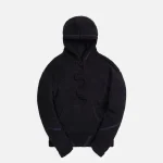 greg lauren black sherpa basic hoodie - KITH-SHOP