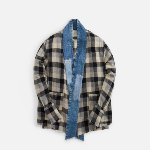 greg lauren black white plaid gl1 - KITH-SHOP